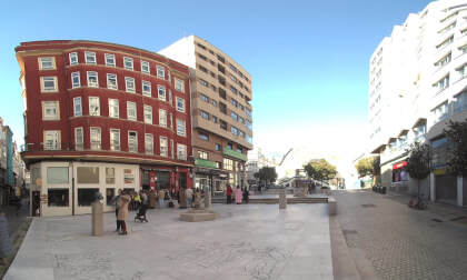Plaza del Humor. A Coruña (VR180 3D)
