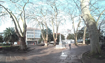 Plaza de Azcárraga. A Coruña (VR180 3D)