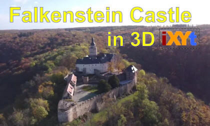 Falkenstein Castle, Saxony-Anhalt, Germany in 3D calming relax video VR Video Falkenstein Castle, Saxony-Anhalt, Germany in 3D calming relax video VR