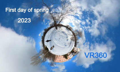 First day of spring 2023  VR360 VR Video First day of spring 2023  VR360 VR