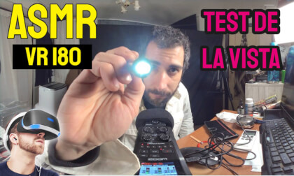 ASMR VR 180 | ROLEPLAY Medico [TEST de la VISTA]