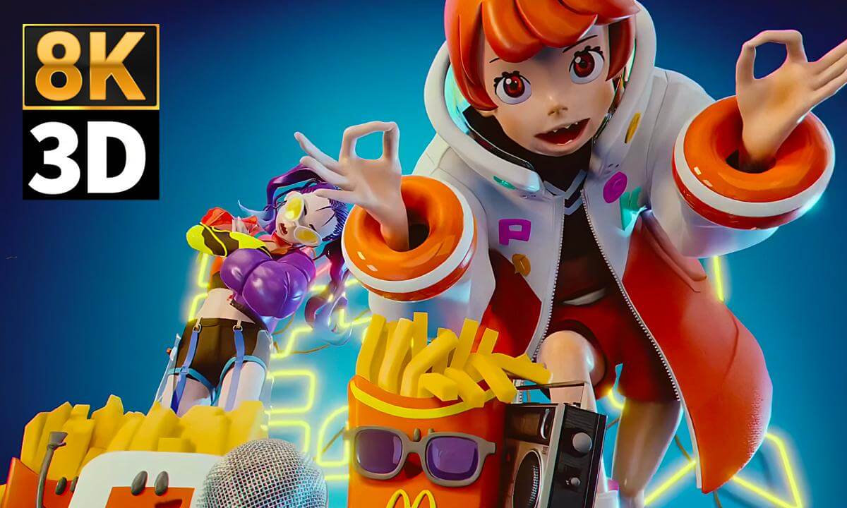 McDonald's Japan - Tirori Mix (3D)