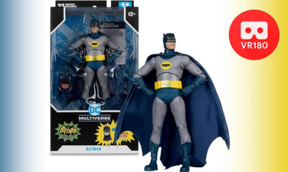 McFarlane Toys, Batman: Classic TV Series DC Multiverse Action Figure 3D VR180 VR Video McFarlane Toys, Batman: Classic TV Series DC Multiverse Action Figure 3D VR180 VR