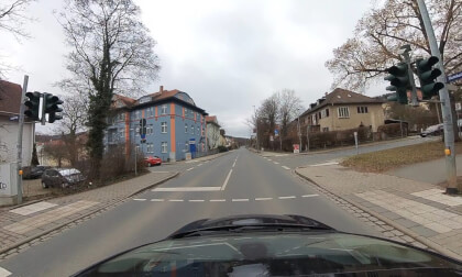 Drive through Jena - Germany Drive through Jena - Germany