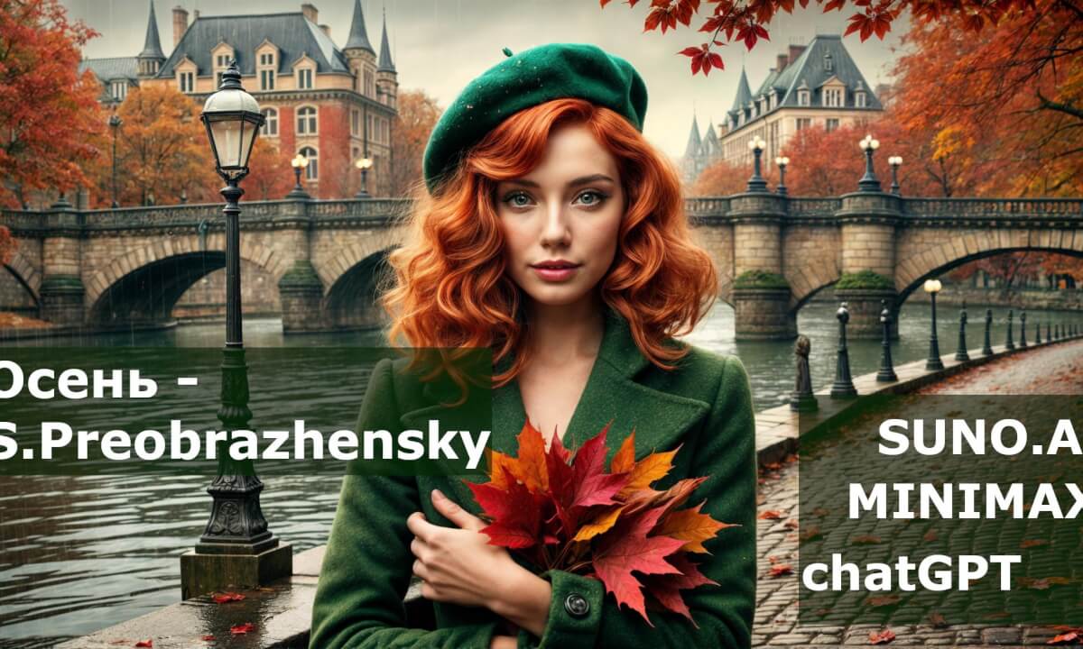 99.9% AI. 3D Video Music Clip. Осень - S.Preobrazhensky & Suno. (Russian)