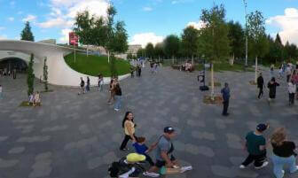 Zaryadye Park Evening VR Video Zaryadye Park Evening VR