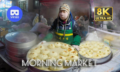 Hongzhuan Morning Market in Harbin, Heilongjiang 红专街早市 | Travel China | 8K 3D 180 Hongzhuan Morning Market in Harbin, Heilongjiang 红专街早市 | Travel China | 8K 3D 180