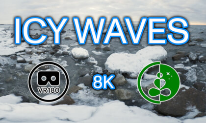 ICY WAVES | VR180 | Nature Experience VR Video ICY WAVES | VR180 | Nature Experience VR