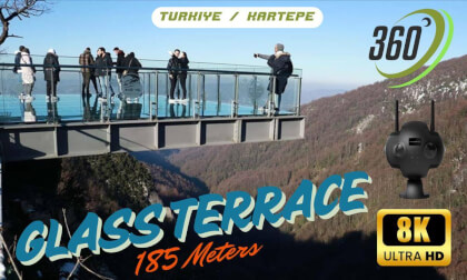 Touring the Glass Terrace at the Top of the Mountain - 8K 360ยฐ Video Touring the Glass Terrace at the Top of the Mountain - 8K 360ยฐ Video