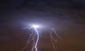 Stereoscopic  cloud and lightning photography -3D presentation show VR Video Stereoscopic  cloud and lightning photography -3D presentation show VR