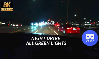Night Drive in St. Matthews, KY 8K 30FPS VR180