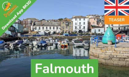 Falmouth - Cornwall, England 8K3D | DYNAMIC LANGUAGES VR Video Falmouth - Cornwall, England 8K3D | DYNAMIC LANGUAGES VR