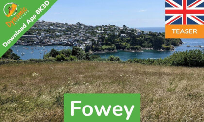 Fowey - Cornwall, England 8K3D | DYNAMIC LANGUAGES VR Video Fowey - Cornwall, England 8K3D | DYNAMIC LANGUAGES VR