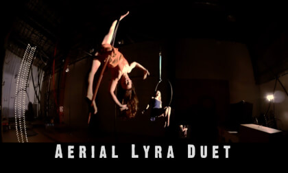 Aerial Lyra Duet VR Video Aerial Lyra Duet VR