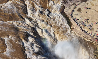 Hukou Waterfall in Linfen County, Shanxi, China | 8K Drone Shot Hukou Waterfall in Linfen County, Shanxi, China | 8K Drone Shot