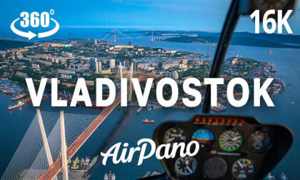 Vladivostok. One day tour. 16K 360° video VR Video Vladivostok. One day tour. 16K 360° video VR