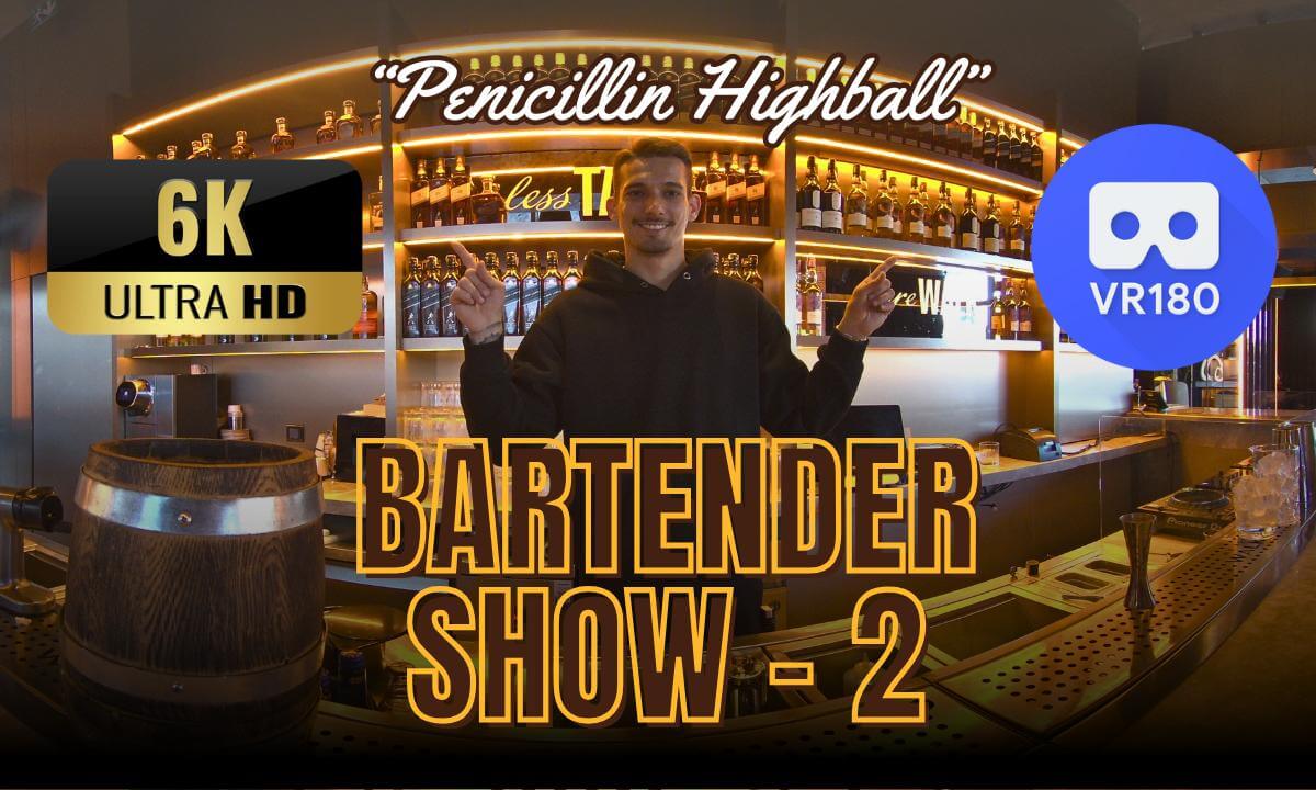 Penicillin Highball Cocktail - 3D 180 VR