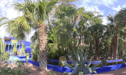 Explore the Majorelle Garden, Marrakesh, Morocco in 360° VR Video Explore the Majorelle Garden, Marrakesh, Morocco in 360° VR