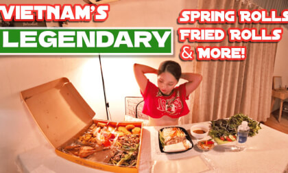 Trying traditional Vietnamese spring rolls VR Video Trying traditional Vietnamese spring rolls VR