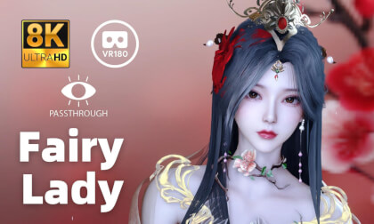 Lovely Fairy Lady Dance - 8K 3D 180° VAM MMD Passthrough VR Video Lovely Fairy Lady Dance - 8K 3D 180° VAM MMD Passthrough VR