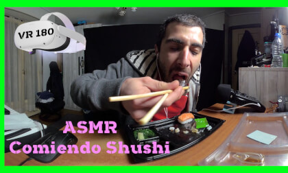 ASMR Comiendo Sushi - Eating Sounds