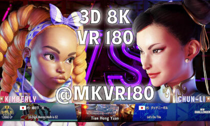 Street Fighter 6 VR: Kimberly vs Chun-Li | SF6 3D VR180 8K 60FPS Cinematic CG Replay | SQVR-1 VR Video Street Fighter 6 VR: Kimberly vs Chun-Li | SF6 3D VR180 8K 60FPS Cinematic CG Replay | SQVR-1 VR