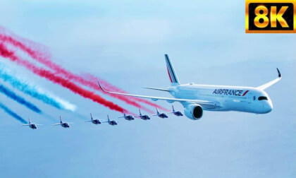 Air France Flight with Patrouille de France VR Video Air France Flight with Patrouille de France VR