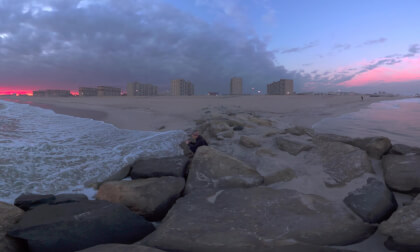 Ocean Sunset at Rockaways, NY, Ambisonic Audio, 8K 360 HDR VR Video Ocean Sunset at Rockaways, NY, Ambisonic Audio, 8K 360 HDR VR