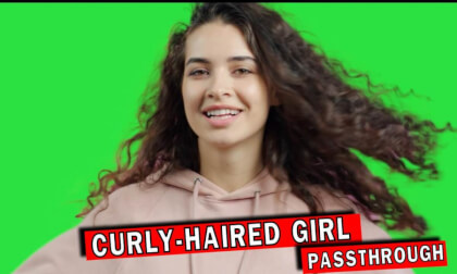 Curly-Haired Girl | PASSTHROUGH VR Video Curly-Haired Girl | PASSTHROUGH VR