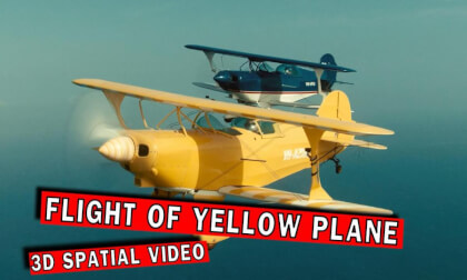 Yellow Plane | SBS 8K 3D Yellow Plane | SBS 8K 3D