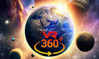 VR 360° Journey through the Solar System [Journey to Alien Worlds]