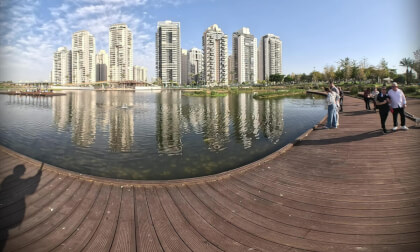 ISRAEL. Petach Tikva Park VR Video ISRAEL. Petach Tikva Park VR