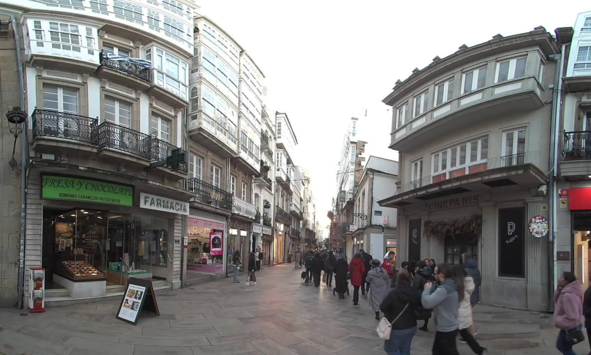 Calle Real. A Coruña (VR180 3D)