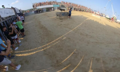 Salida Toro. Puerto de sagunto ( Valencia) VR Video Salida Toro. Puerto de sagunto ( Valencia) VR