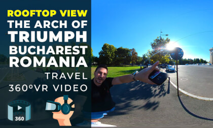 360 VR Explore the Triumphal Arch of  Bucharest Romania 360 VR Explore the Triumphal Arch of  Bucharest Romania