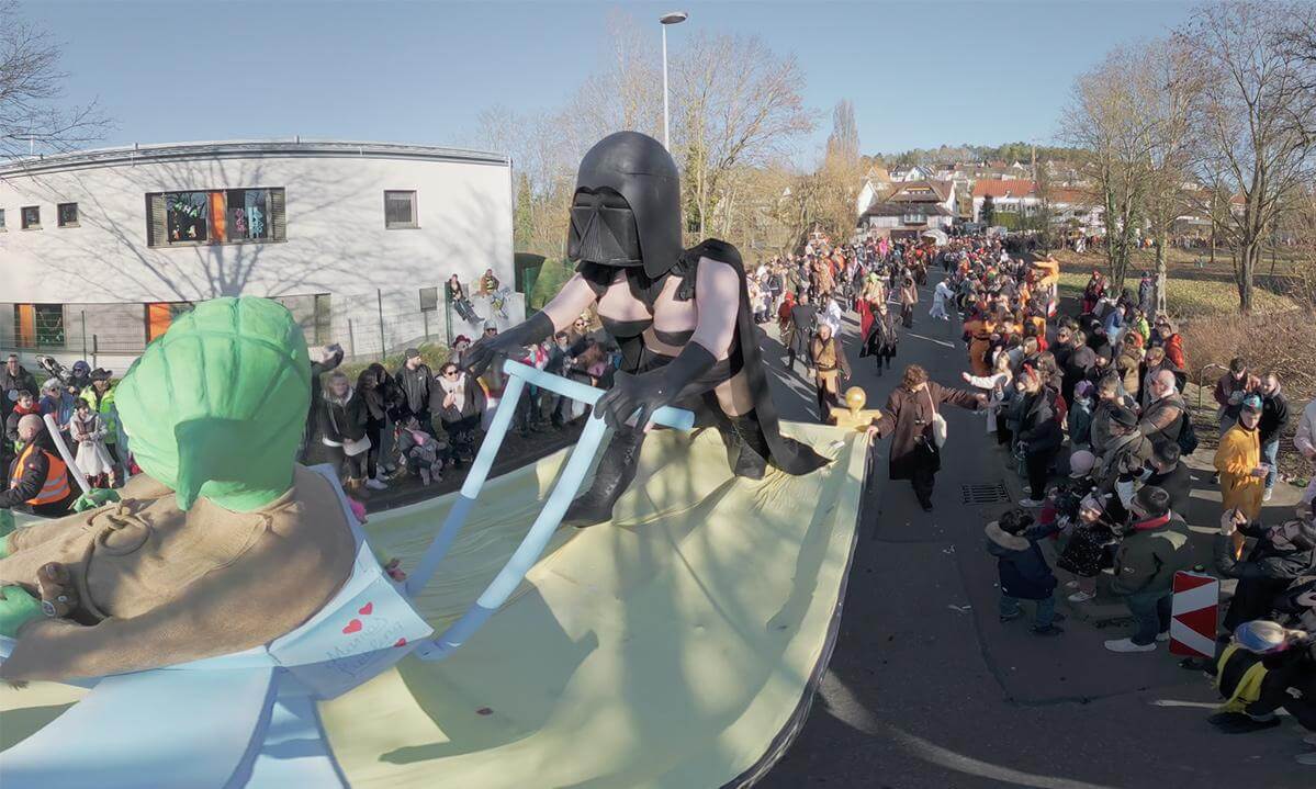 Carnival Parade, Germany – Faschingsumzug Weil der Stadt 2025, uncut impressions from above