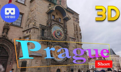 Visit Prague City in VR180 - Short version