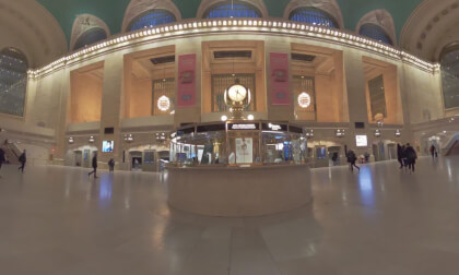 Qoocam Ultra 8K VR180 in Grand Central Terminal VR Video Qoocam Ultra 8K VR180 in Grand Central Terminal VR