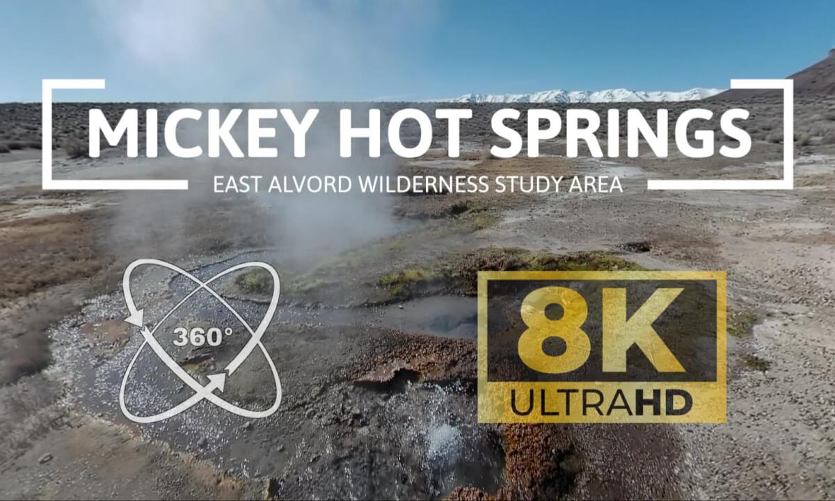 8K 360° | ASMR VR Journey | Exploring Mickey Hot Springs | Hidden Geothermal Wonders of the East Alvord Wilderness