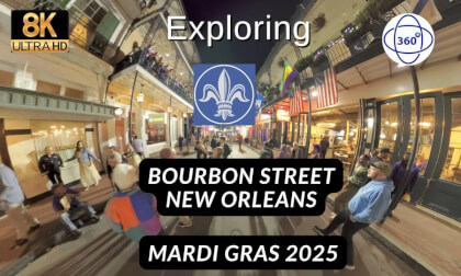 Mardi Gras Bourbon Street  8K 360 60FPS Mardi Gras Bourbon Street  8K 360 60FPS