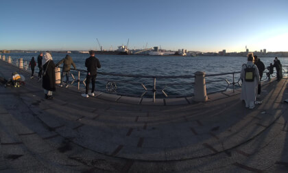 Pescando en el Mirador de O Parrote. A Coruña (VR180 3D)