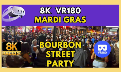 Mardi Gras Madness in 8K VR180! (Bourbon Street) Mardi Gras Madness in 8K VR180! (Bourbon Street)