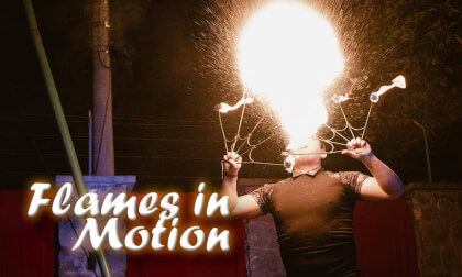 Flames in Motion – Fans, Torches & Fire Staff Performance Flames in Motion – Fans, Torches & Fire Staff Performance