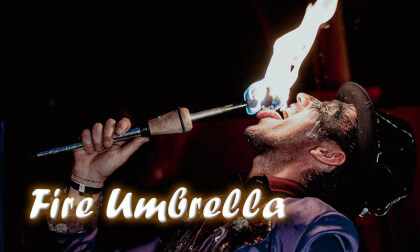 Fire Umbrella – A Dance of Flames VR Video Fire Umbrella – A Dance of Flames VR