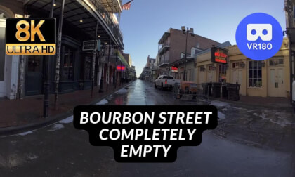Bourbon Street Stragely Empty 8K VR180 60FPS VR Video Bourbon Street Stragely Empty 8K VR180 60FPS VR