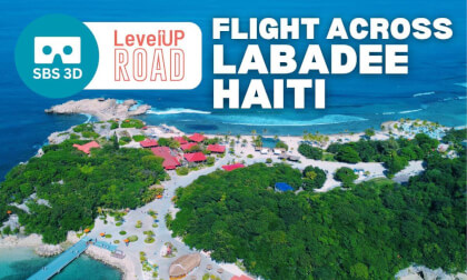 Flight Across Labadee Haiti in 3D Flight Across Labadee Haiti in 3D