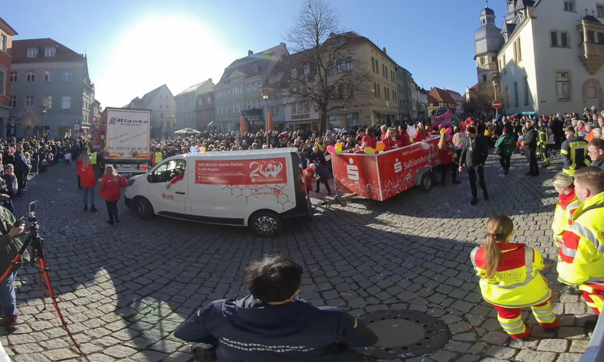 Karneval Umzug Clip4 VR180 3D