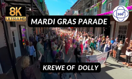BONUS Content: Mardi Gras Krewe Dolly Parade 8K 360 60FPS BONUS Content: Mardi Gras Krewe Dolly Parade 8K 360 60FPS