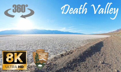 Death Valley on a Ninja 1000.  360 Degree 8K Video VR Video Death Valley on a Ninja 1000.  360 Degree 8K Video VR
