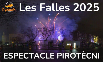 Night Mascleta | Les Falles 2025 8K3D | Pirotècnia Martí | DYNAMIC LANGUAGES